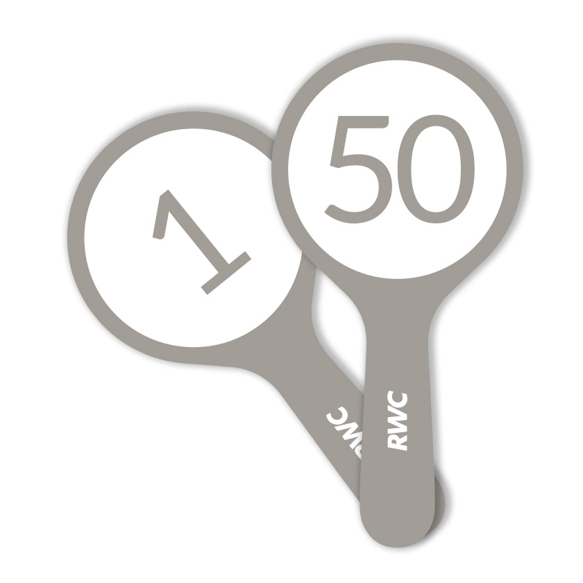 Bidder Paddles Pk 1 - 50 - RWC