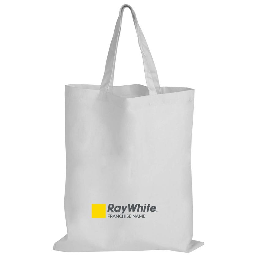 Cotton Calico Tote - Short Handle