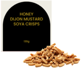 Fare & Fable Honey Dijon Soya Crisps 100g