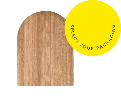 Luxury Arched Camphor Wood Serving Board