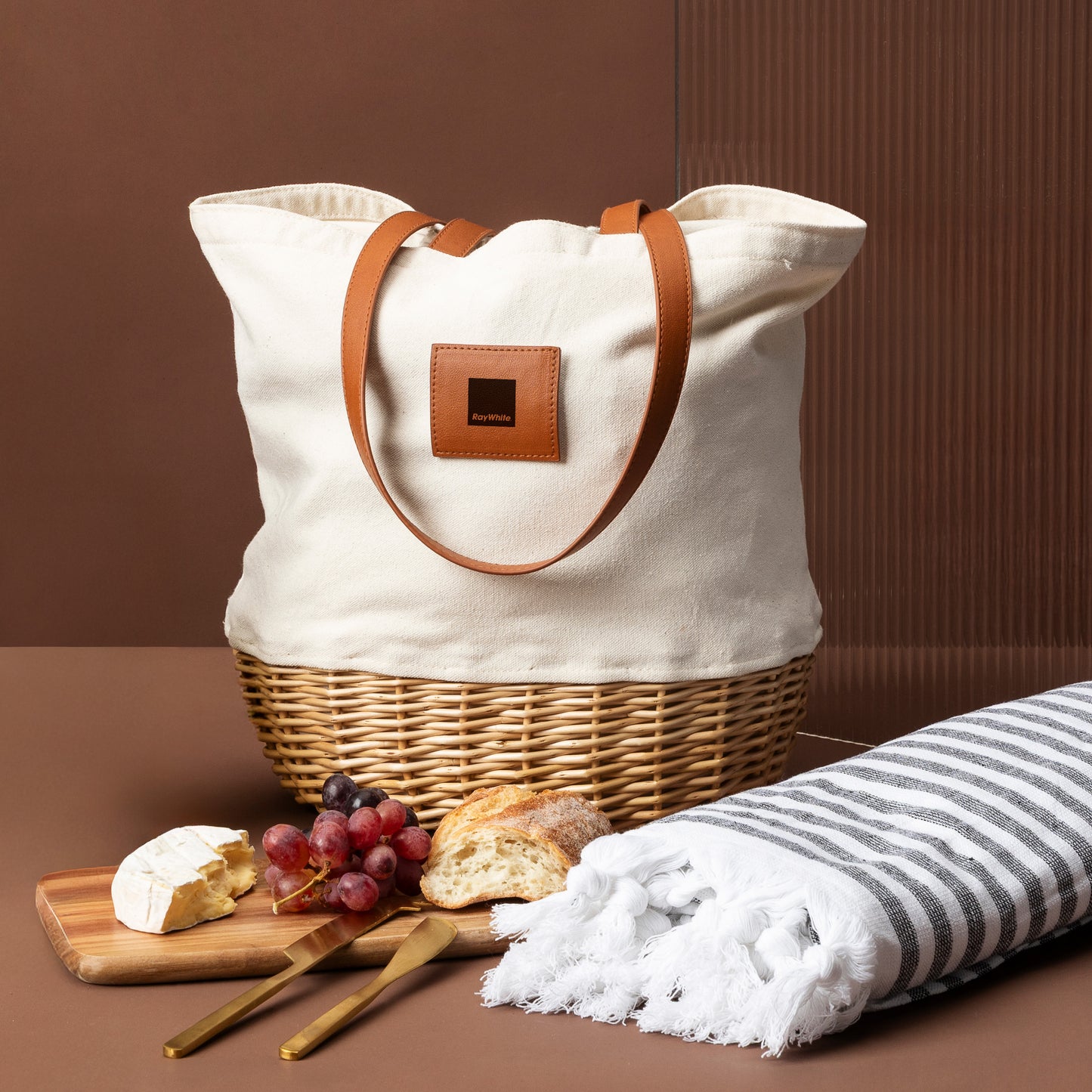 Brand the tote bag patch(The Ray White Christmas Basket of Treats)