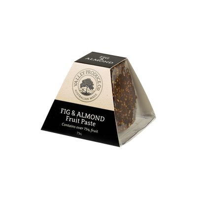 Valley Produce fig & almond fruit paste 75g