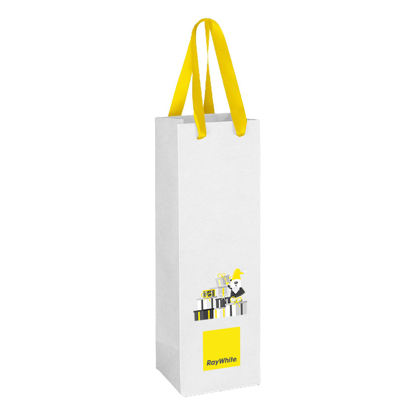 Paper Bag - Wine - Christmas Design