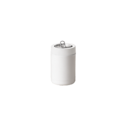 insulated can & bottle cooler in matte white