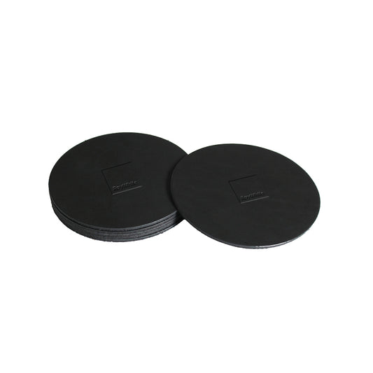 Corban & Blair Artisan Round Leather Coasters (Set Of 6)