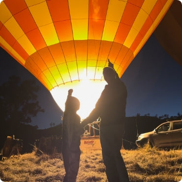 Hot Air Balloon with Breakfast with Alpacas