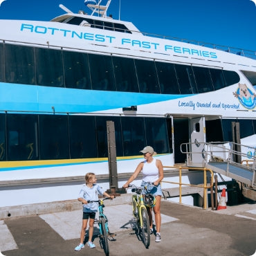 Rottnest Ferry Ride and  Bike Combo Perth