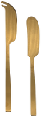 Gold Cheese Knives