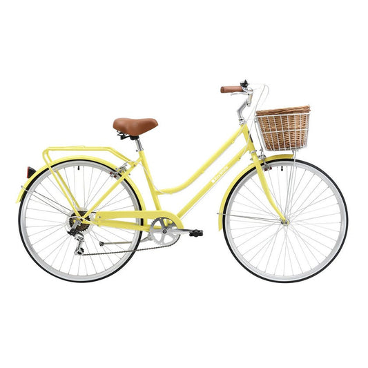 Ladies Vintage Bike Yellow