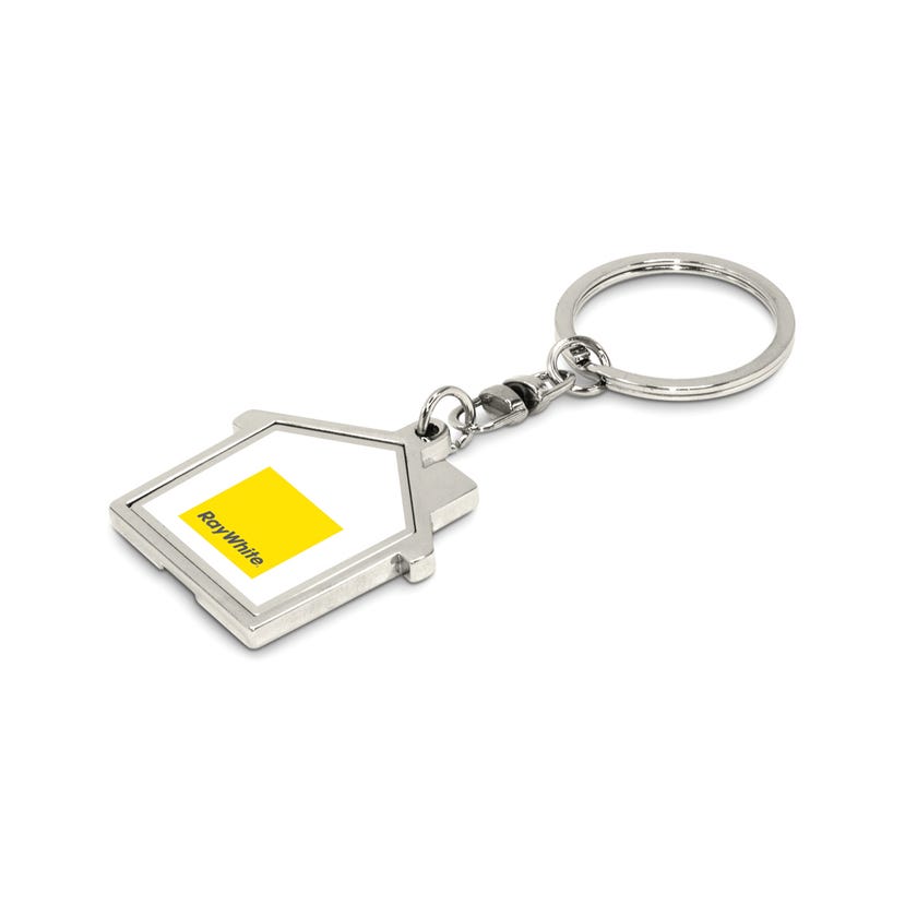 Metal House Key Ring