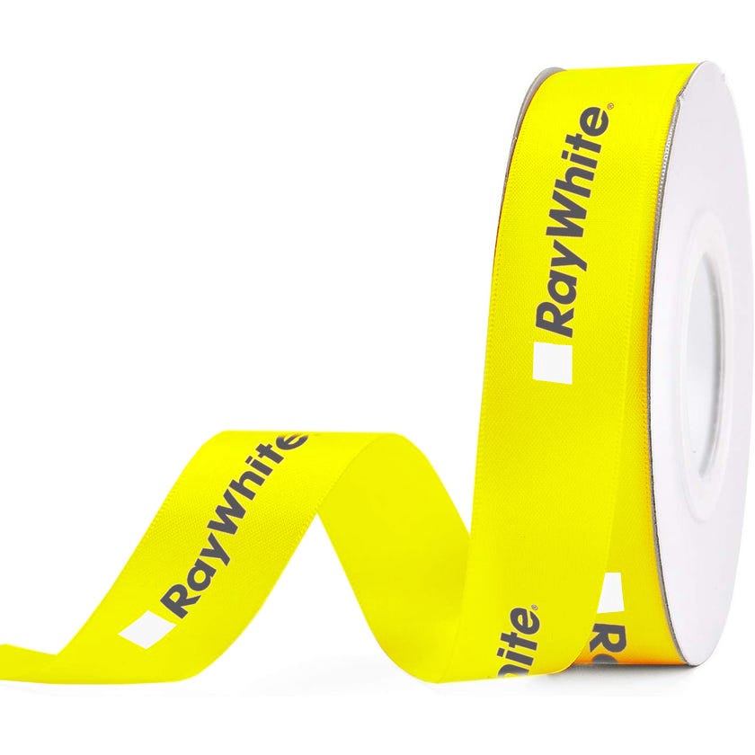 Ray White Yellow Ribbon - 15mm