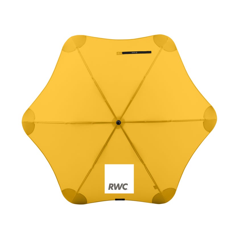 Yellow Blunt Classic Umbrella - RWC logo